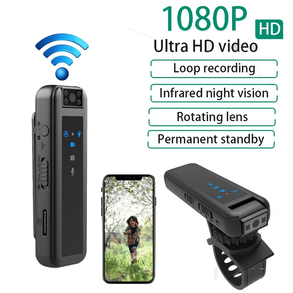 Mini unsichtbare Bewegungs kamera HD1080p kleine Outdoor-Sport kamera Infrarot Nachtsicht Digital