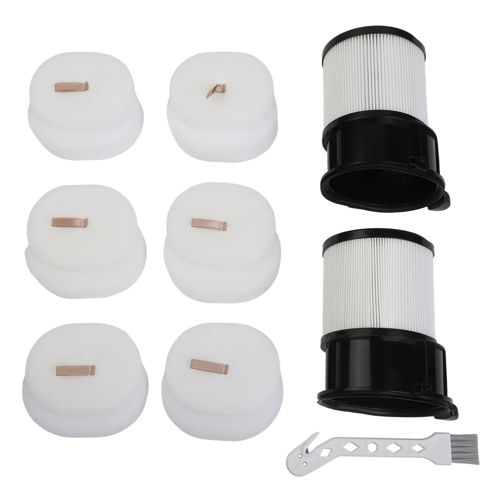 

15 Pcs HEPA Filter Set For A Wide Range Of Cordless PowerDetect Clean Empty Lightweight Cleaner Models Replacement Accessories