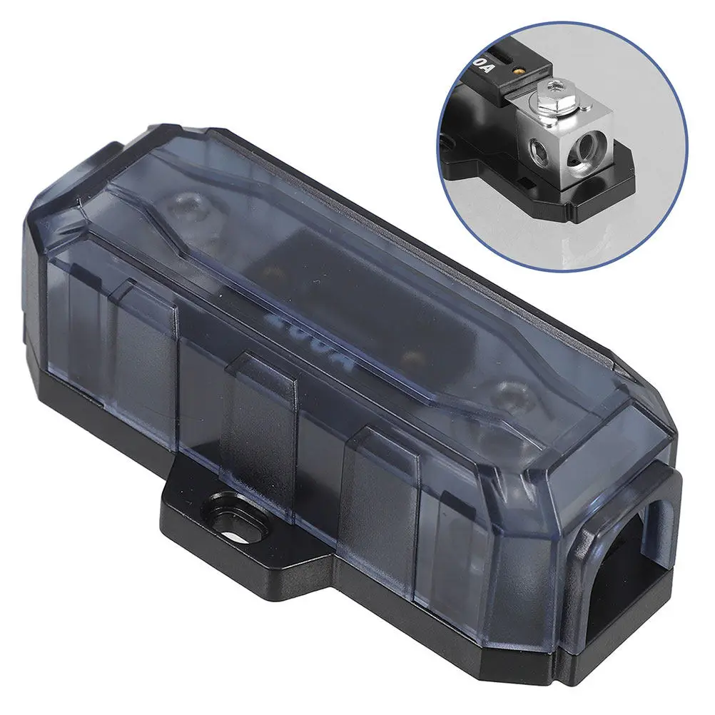 

2Pcs Amplifier Fuse Holder Anl 200A High Efficiency Protection for Car Audio System Fuse Block Reliable Power Distribution