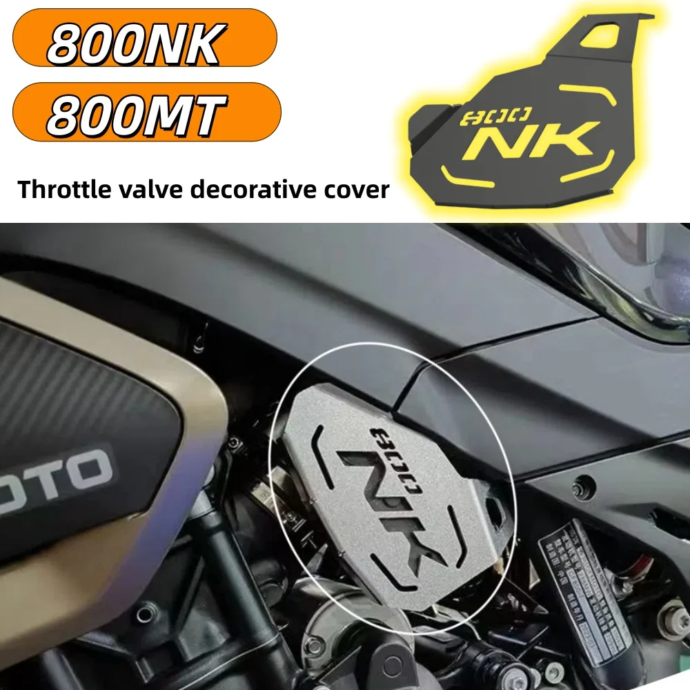 

Suitable for 800NK modification parts, valve valve protector, 800MT motorcycle throttle valve decorative cover accessories.800mt