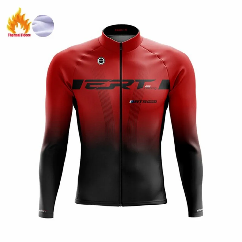 

Winter Jacket Thermal Fleece Men Team Cycling Jacket Long Sleeve Jersey Suit Mtb Road Bike Clothes Ciclismo Hombres