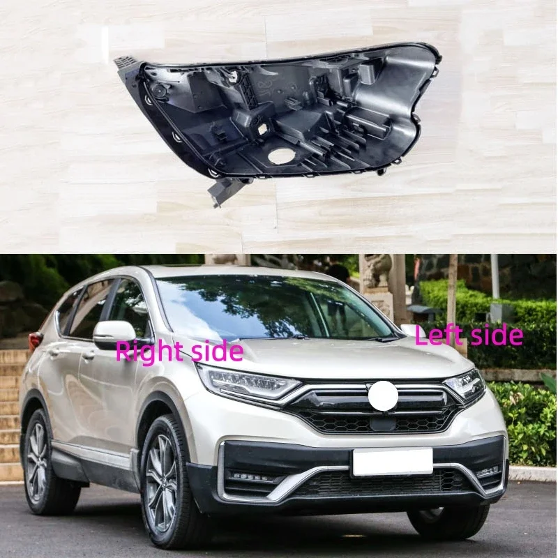 For Honda CRV 2021 2022 Headlamp Base Headlight Rear Shell Replace Headlight House Black rear shell