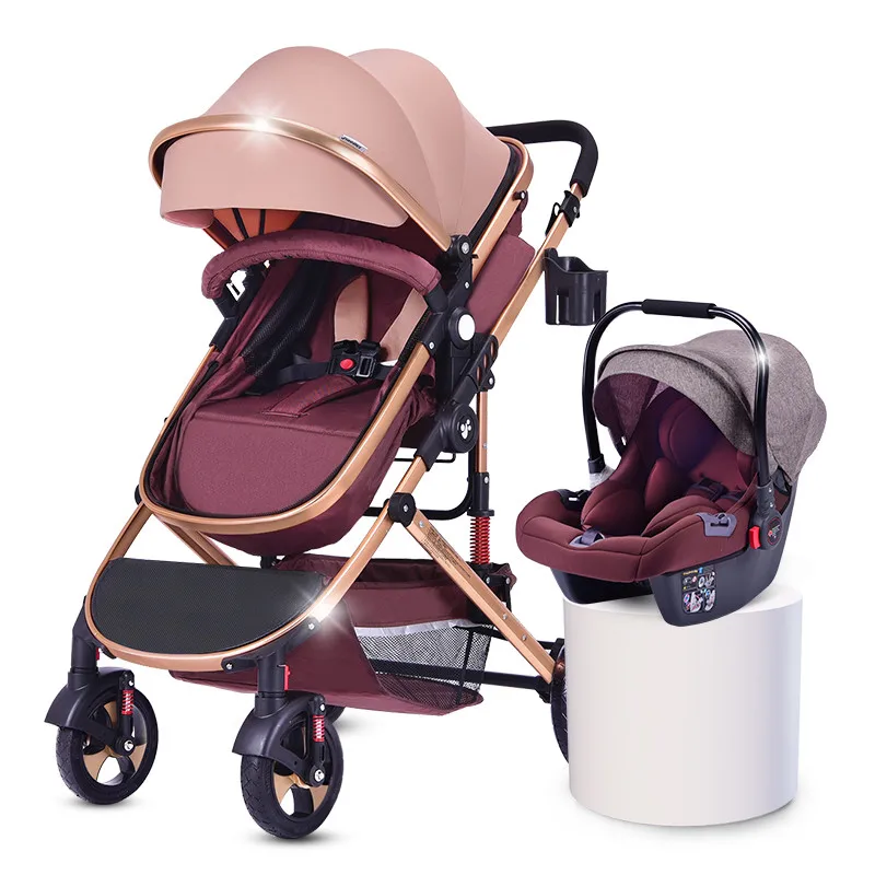 Premium Design Stroller Two Way Baby Carriage  Girl Pushchairs