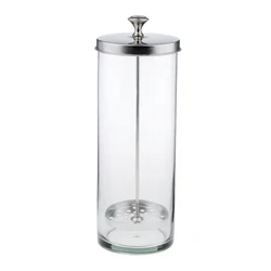 Glass Disinfecting Jar Sterilization Container Sanitizer for Barber Salon
