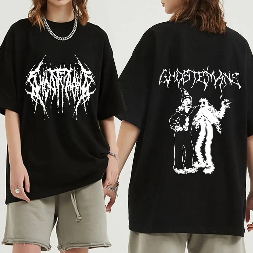 Ghostemane Graphic Print T Shirt Fashion Hip Hop Metal Rock Gothic T Shirt Streetwear Plus Size T Shirt Women