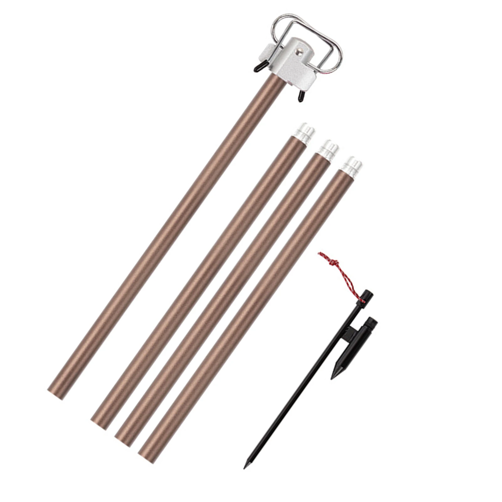 

Портативный складной фонарный столб для кемпинга, легкая алюминиевая подставка для фонаря, вешалка для уличного освещения, держатель для кемпинга, пешего туризма