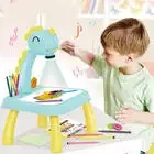 Educação Infantil Montessori Brinquedos para Crianças, Projeção Inteligente, Pintura, Prancheta, Mesa, LED, Aprendizagem, Plumas, Veados, Dinossauros