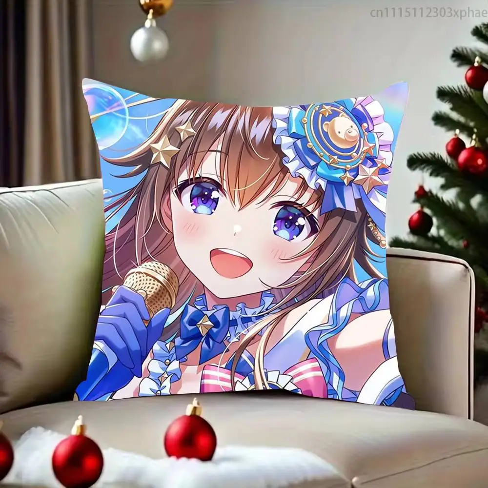 Sora Tokino H-Hololive Pillow Case For Living Room Bedroom Hotel Pattern Printed Cushion Cover Decorations and Protector