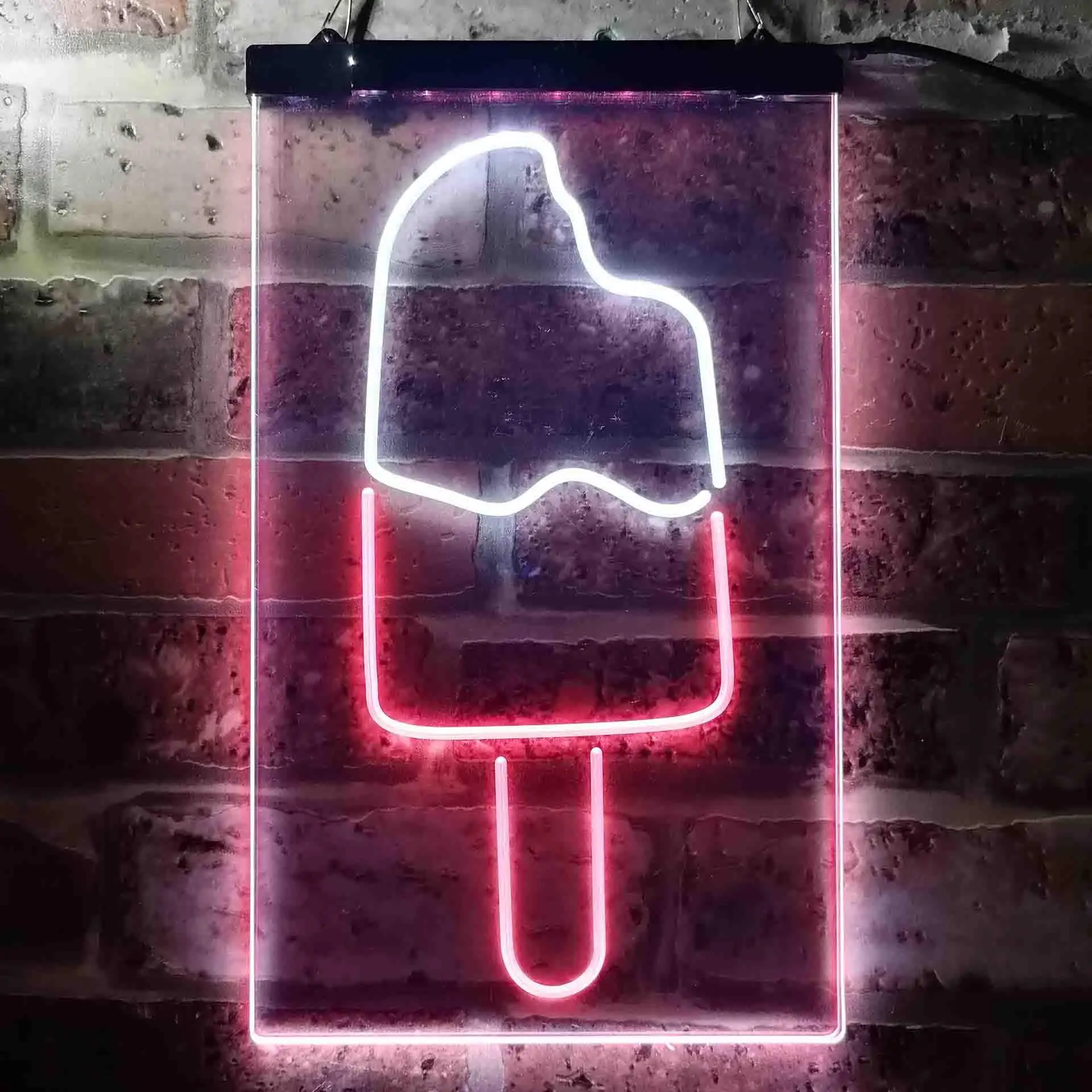 Popsicle Ice Cream Dual Color Led Neon Sign st6-i3665