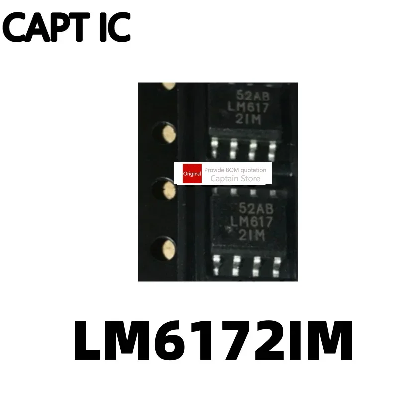 

5PCS LM6172 LM6172IM LM6172IMX SOP-8 chip operational amplifier IC chip
