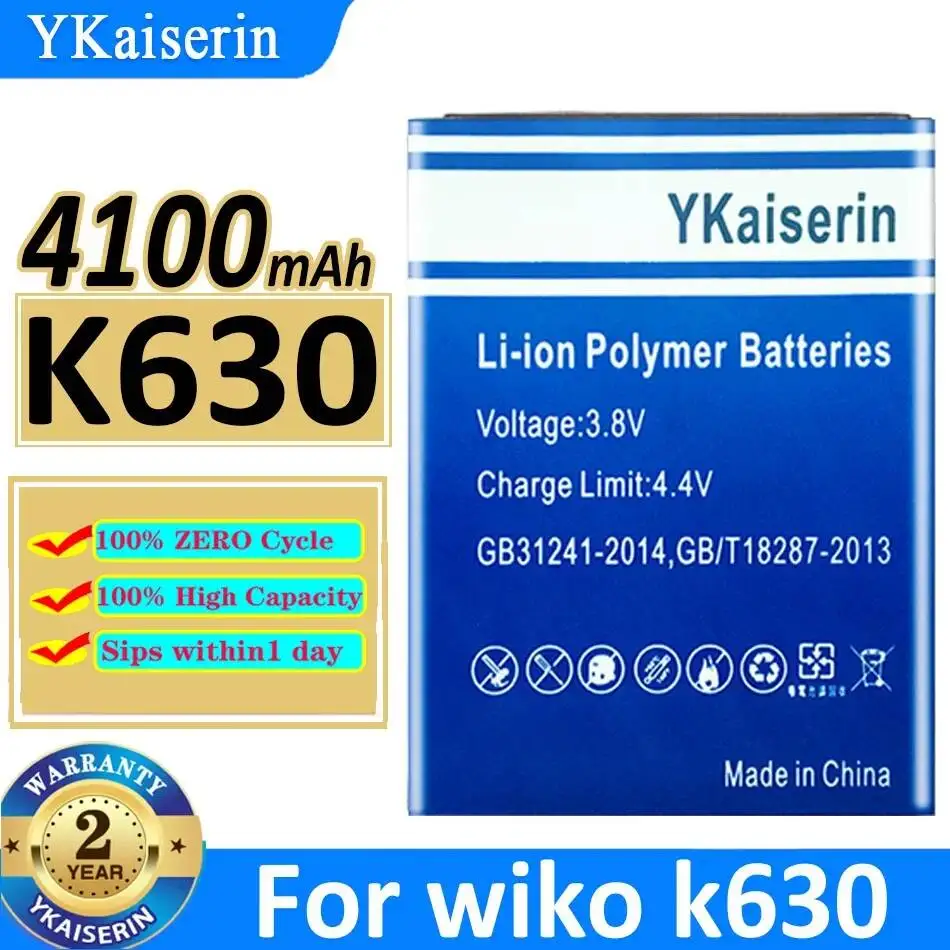 

Mobile Phone Battery For Wiko k630 4100mah Premium Replacement