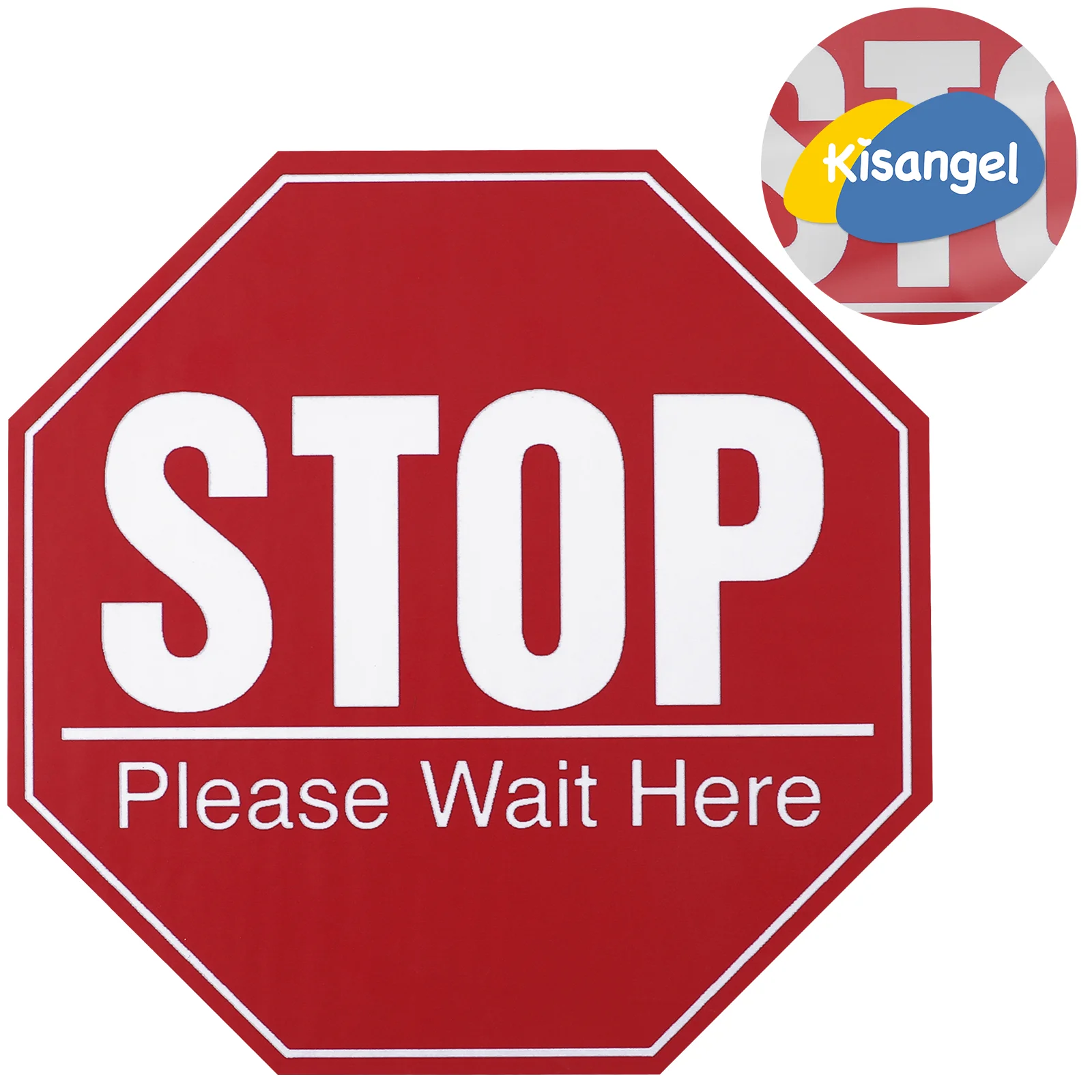Kid Stickers Epidemic Prevention Wall Social Distancing Floor Sign Dot Signs