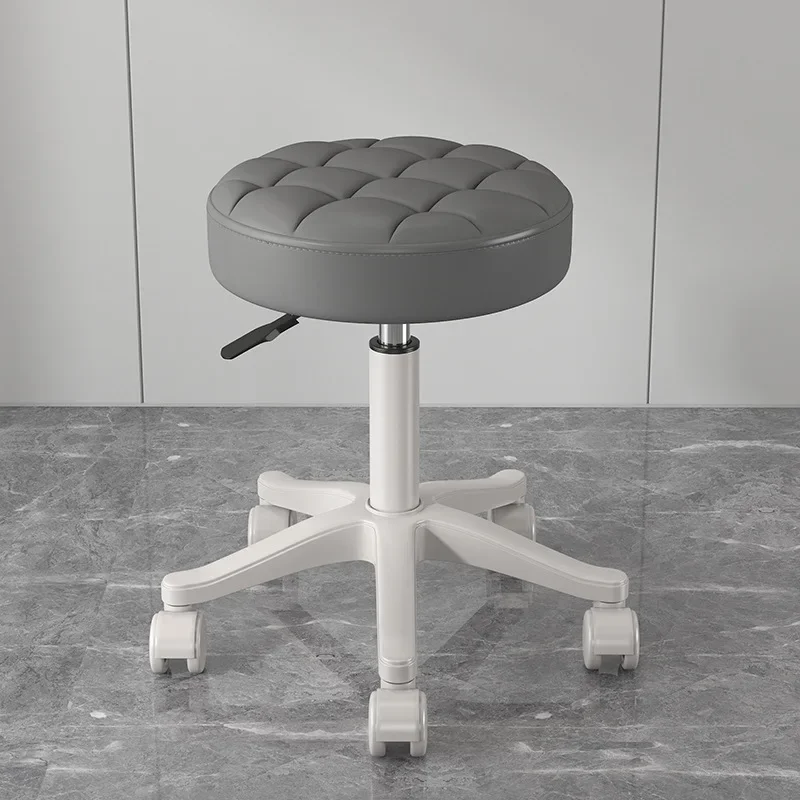 Bar Chair Lift Rotate Bar Stool Bar Chair Household Swivel High Foot  Beauty Stool Backrest Round
