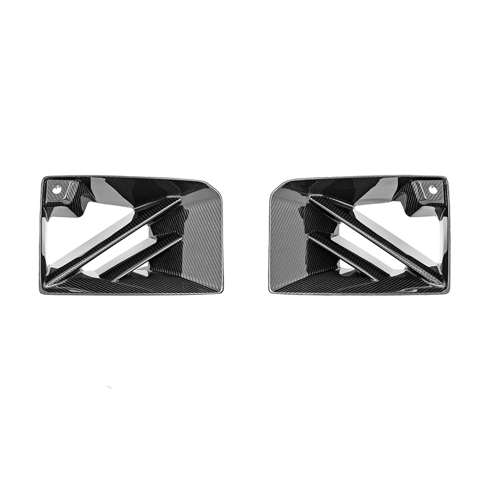 Hot selling：2023+ for  M2 G87 Carbon Fiber Front Bumper Air Vent Parallel Bar Style Real Dry Condition New