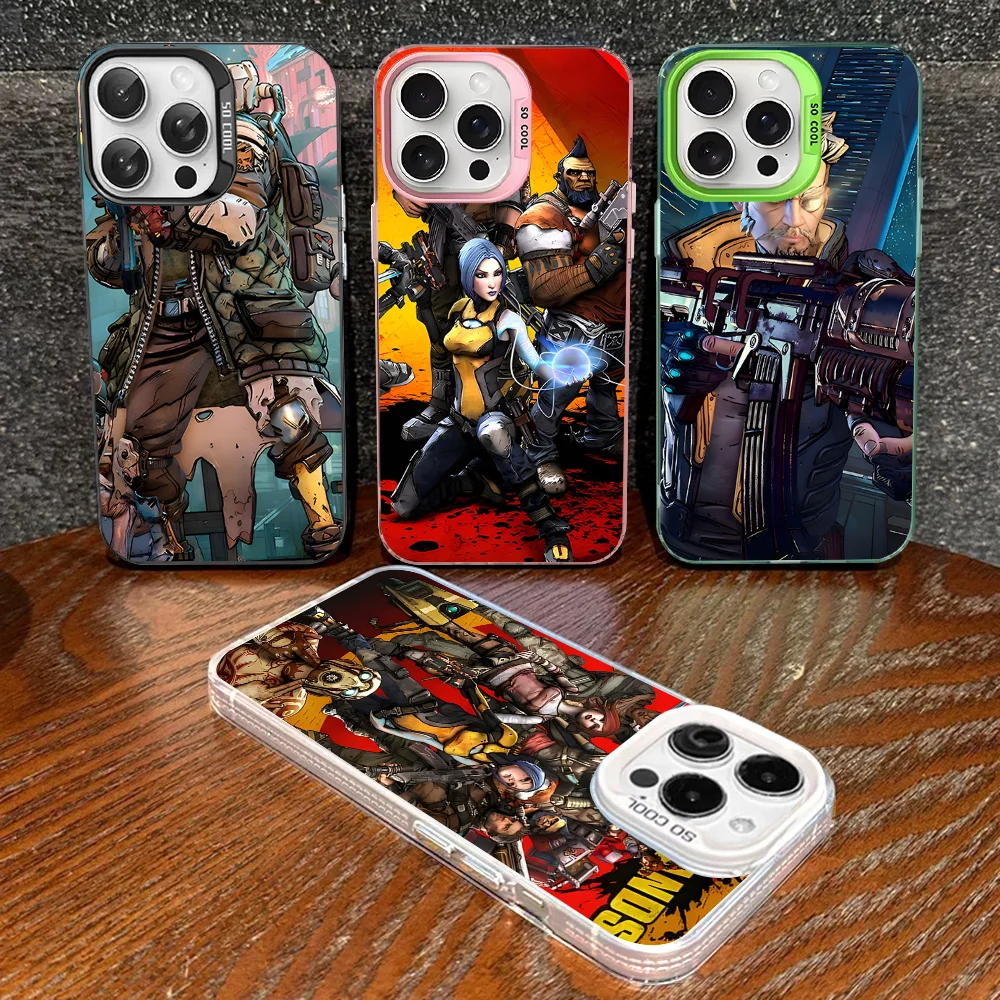 B-Borderlands Game Phone Case For IPhone 16 15 14 13 12 11 Pro Max X XR XSMAX 8 7 Plus Matte Shockproof Back Cover