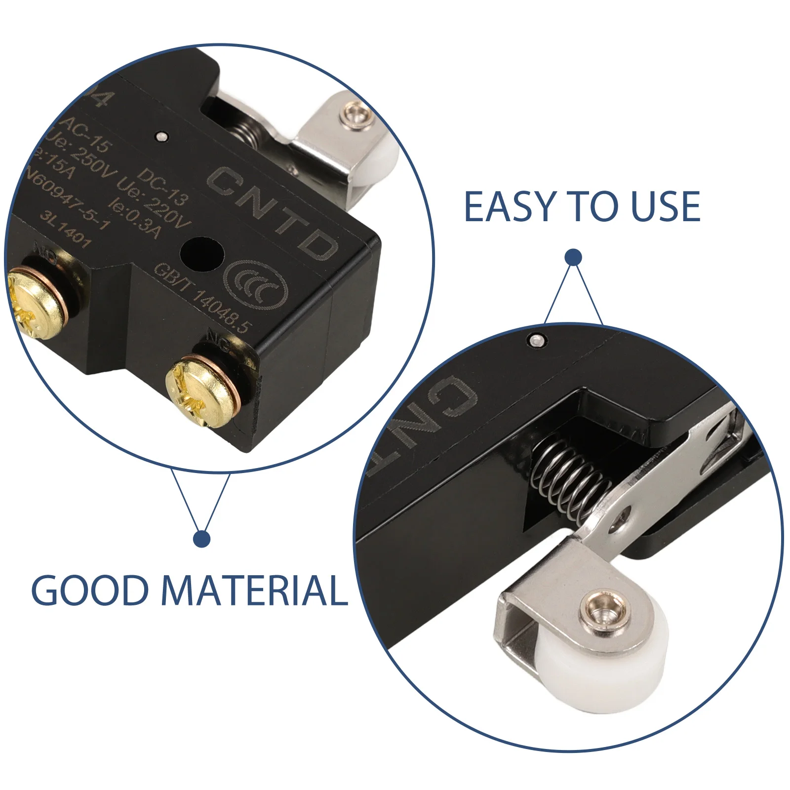 Premium Golf Cart Electrical Switch Micro for Accelerator Stop Control Replacement Parts Maintenance Upgrades