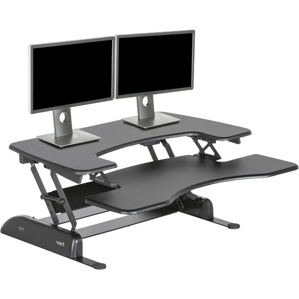 

- Desk Pro Plus 36 — настольный конвертер с двумя мониторами — регулируемая настольная стойка с 11 настройками высоты — стоячий домашний офис