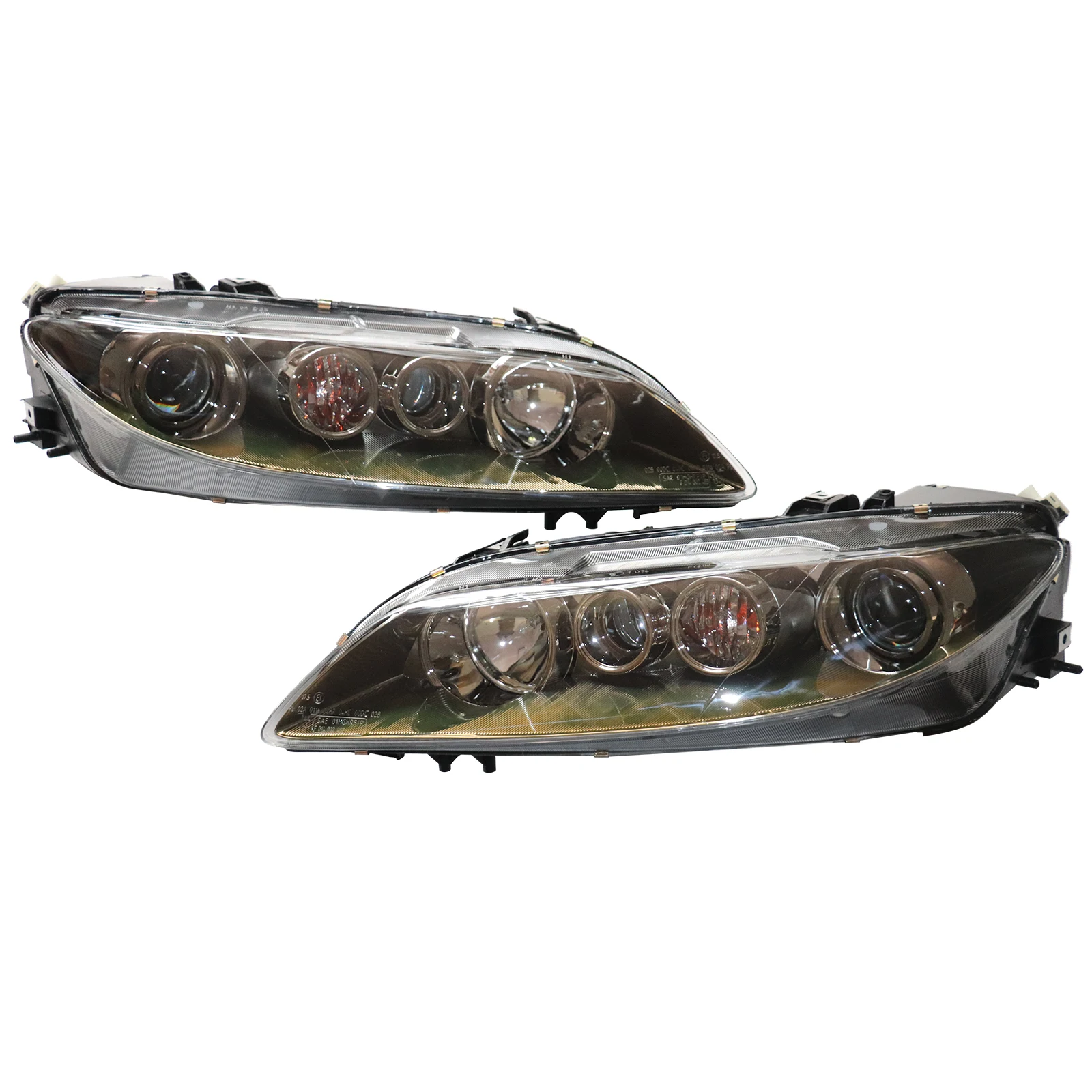 

Car Light Halogen Black Projector Headlights For 2006 2007 2008 Mazda 6