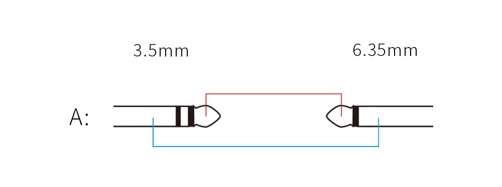 Mogami 3.5 śruba blokująca Stereo do 6.35mm Jack gitara kabel Audio Instrument przewód do Sennheiser Wireless EW100/352/172/512/322/G3