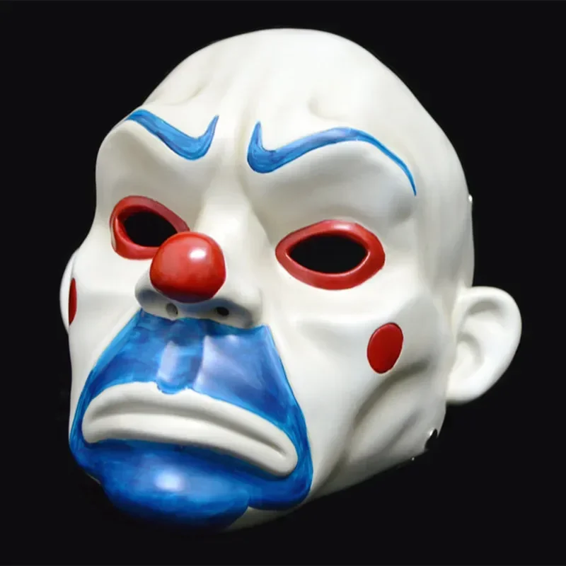 Joker Bank Robber Resin Mask, Clown, Dark Knight Cosplay, Halloween Costume