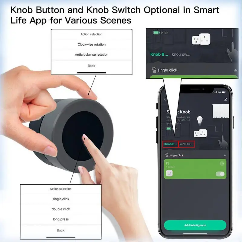 Tuya ZigBee Interruptor De Botão Inteligente, Controlador De Botão De Ligação Multi-cena, Módulo De Cenário De Automação Sem Fio Inteligente, Gateway Necessidade