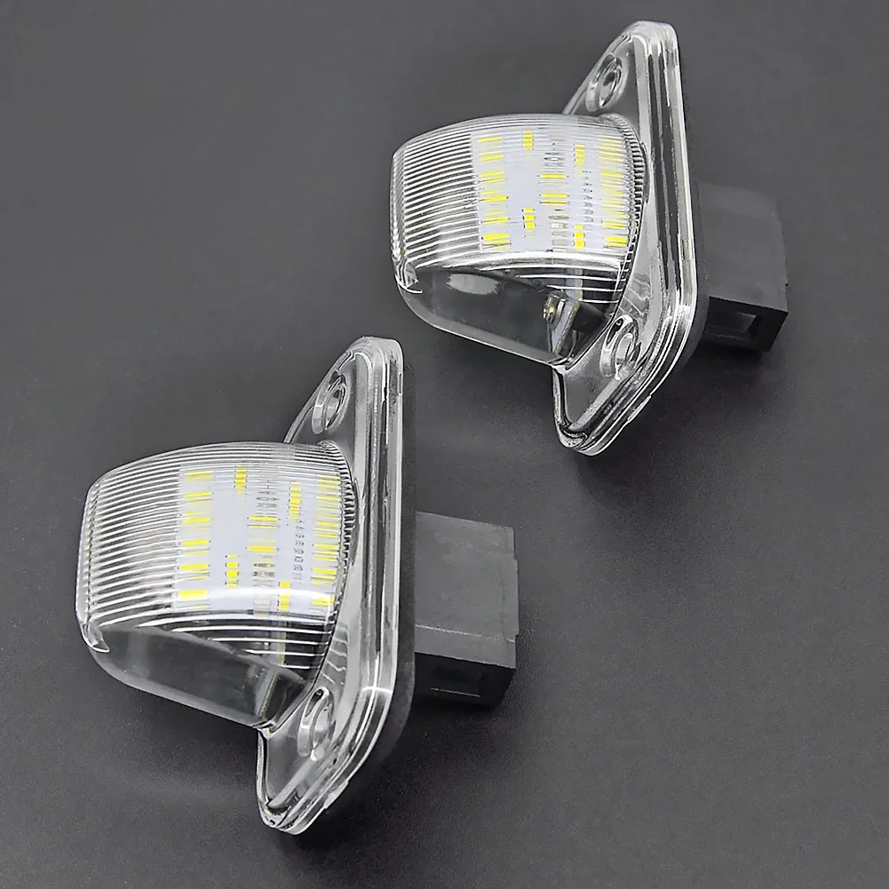 WF-1 Pair LED Number License Plate Light For VW Transporter T4 / Caravelle MK4 / Multivan MK4 Jetta Passat B5 B6 Combi Eurova