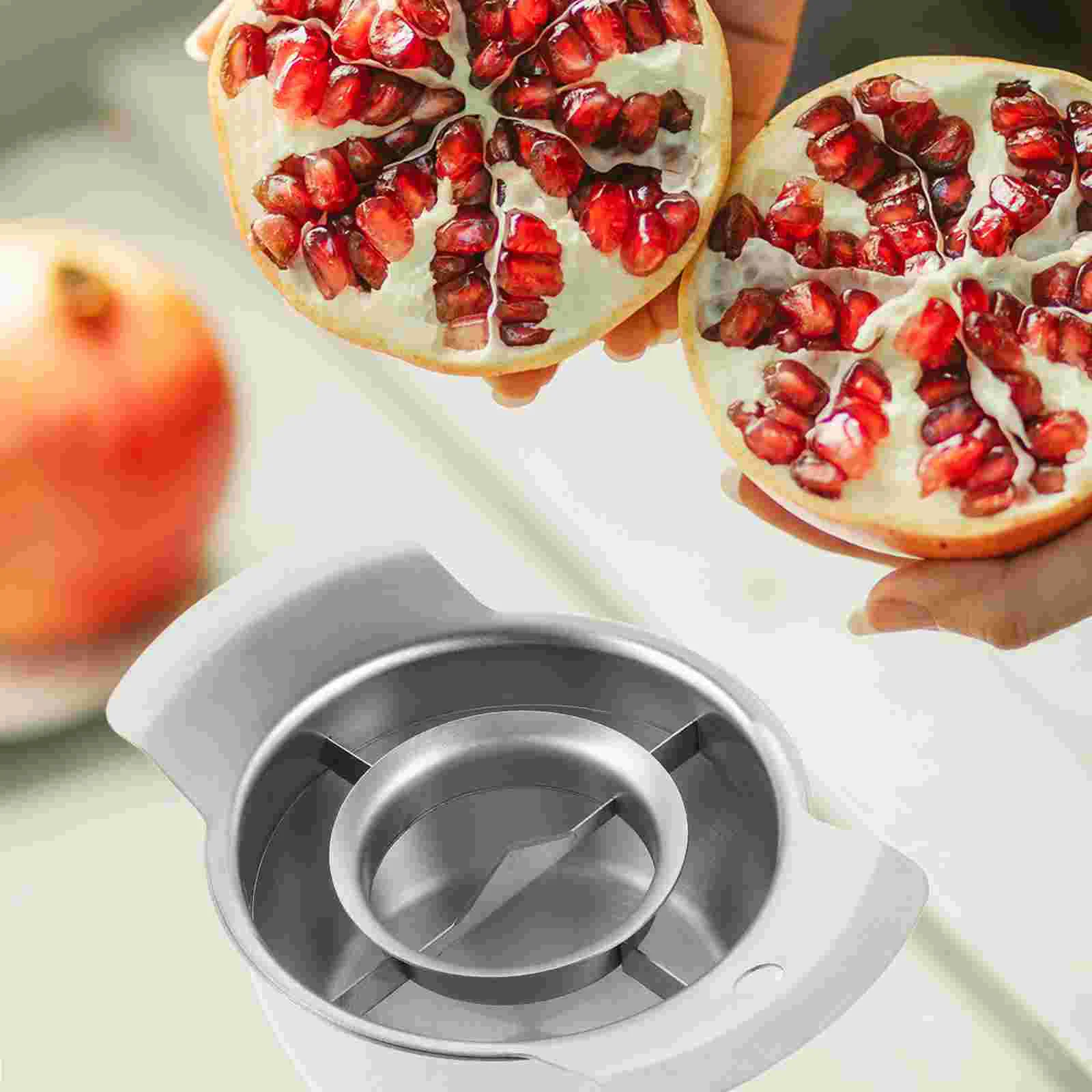 Pomegranate Peeling Artifact Portable Opener Peeler Fruit Stainless Steel Peelers For Kitchen Tool Machine With Bowl