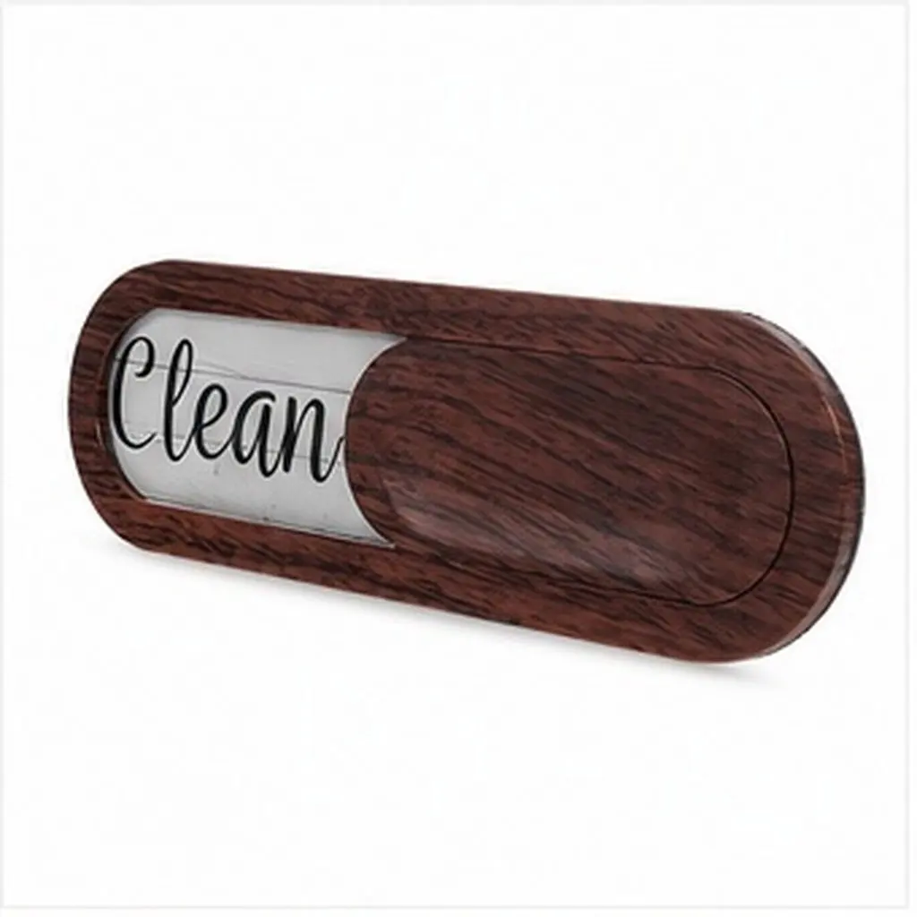 Acrylic Dishwasher Magnet Clean Dirty Sign ABS Material Magnetic Kitchen Decor Indicator Frequent Use Visible Easy
