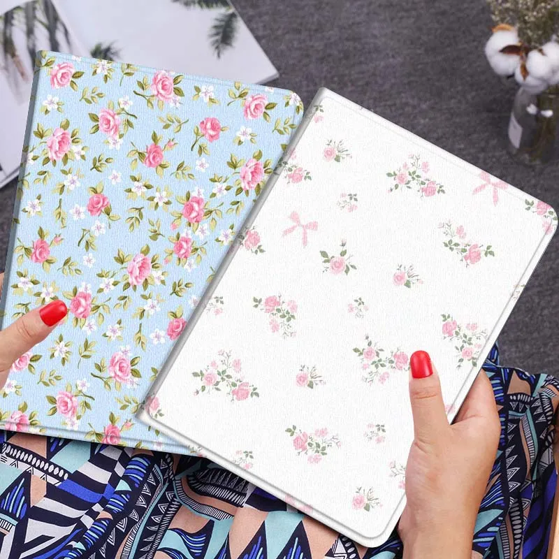 

Beautiful Flower Art Gift For Xiaomi Mi Pad Mini 4 5 6 7 SE Pro Plus Redmi Pad 2 SE 2025 8.8 11 Foldable Tablet Case