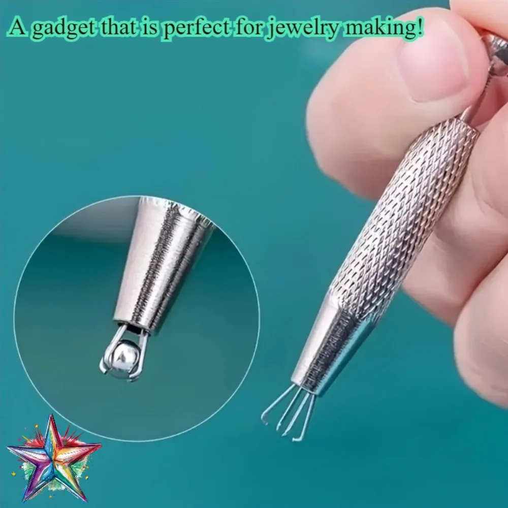 1 piece of precision 4 claw jewelry tweezers for gemstones,diamonds,beads and small parts,toothless design,versatile pliers, suitable for jewelry making, perfect for gripping small jewelry diamonds! A must-have item for craft lovers! Perfect holiday gift!
