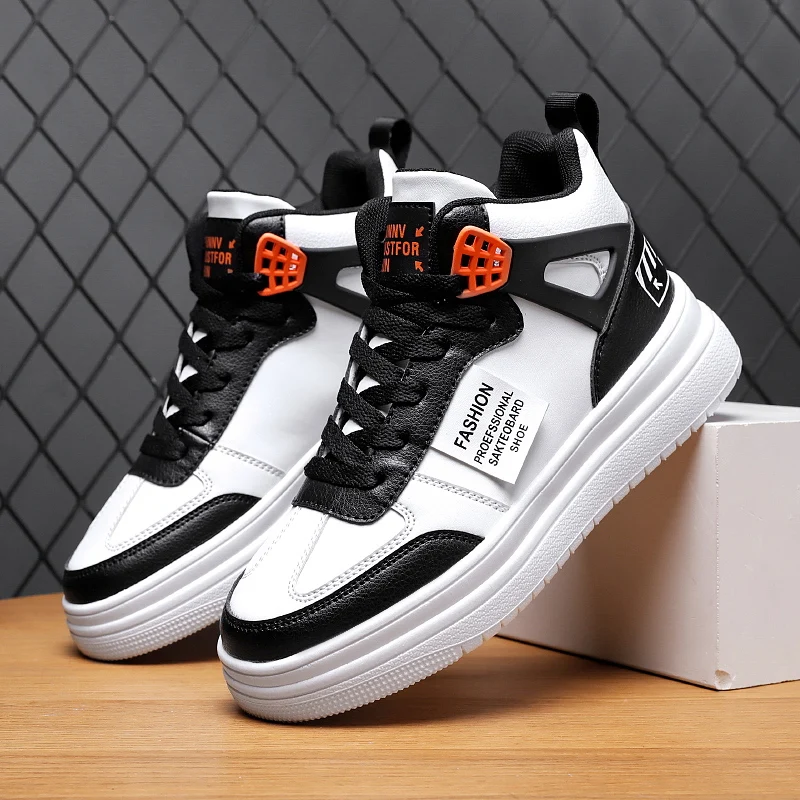 Brand Kids Shoes Trend Basketball Shoes Boys High-top Sneakers Casual Sport Tennis Shoes Children Gym Shoes Antislip Trainers