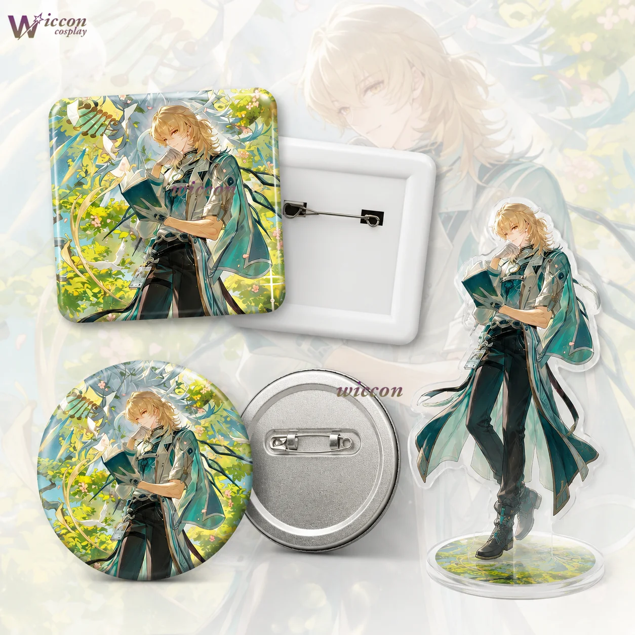 

CosCCOS Wuthering Waves Luuk Herssen Badge Anime Enamel Pin WuWa Luuk Herssen Metal Brooch Resonator Lapel Merchandise Luuk