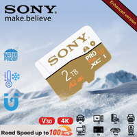 SONY Flash Memory Card 2TB 1TB 512GB 256GB 128GB 64GB Class10 A1 U3 V30 Waterproof Micro SD TF Card For Phone Computer Camera