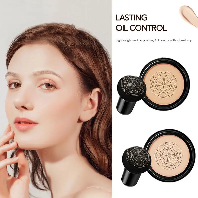 

CC Cream Mushroom Head Air Cushion Foundation Makeup Skin Whitening Moisturizing Face Base Concealer BB Cream Cosmetics makeup