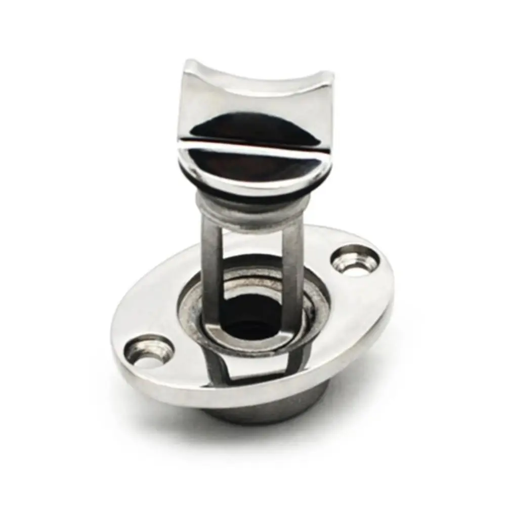 Stainless Steel Drain Plug Round Shape Steel Construction Boat Drainage Water Outlet Rubber Material Bung Hole Dinghy Boat