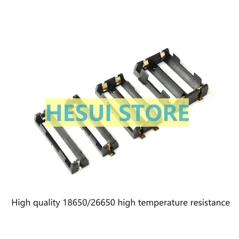 18650/26650 One/Two battery box SMT gold-plated shrapnel/plug-in board with high temperature resistance