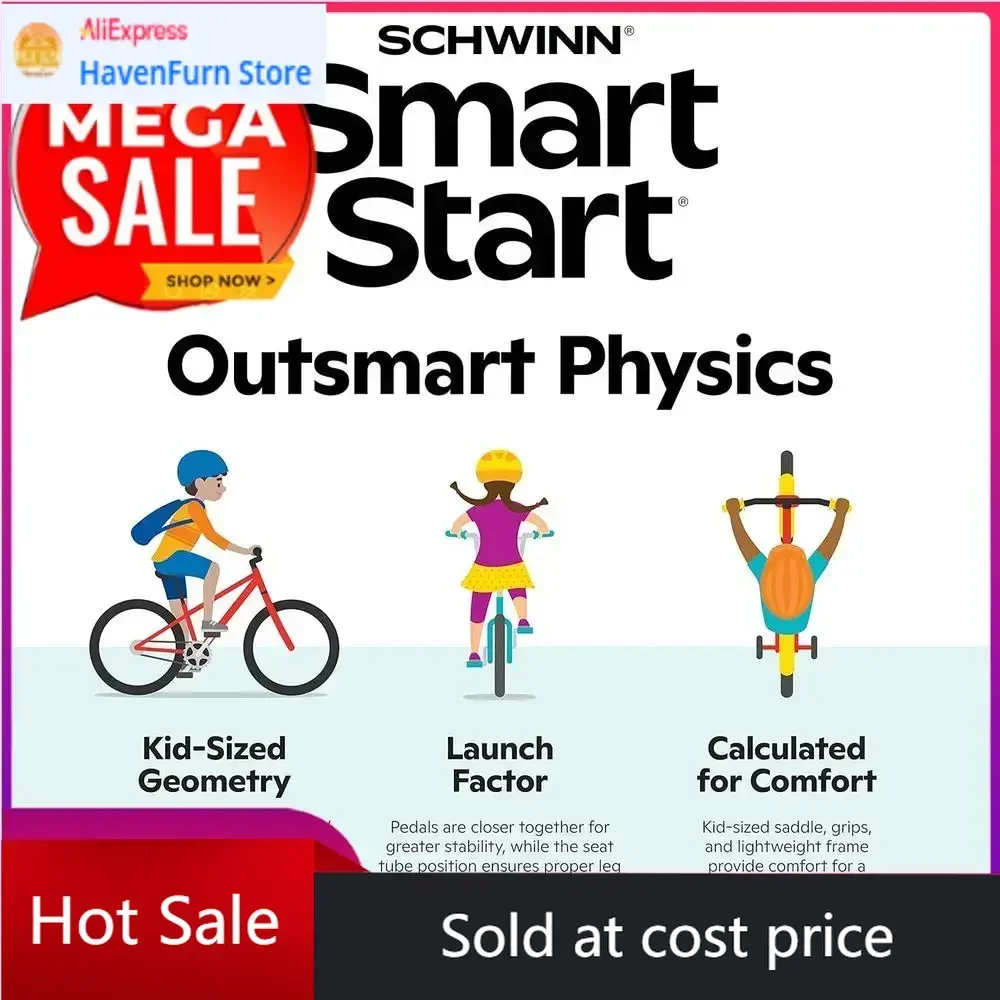 

Акционная цена! Ограниченное предложение! Детский велосипед 12-18 дюймов: эргономичный дизайн, регулируемое сиденье, тренировочные колеса.