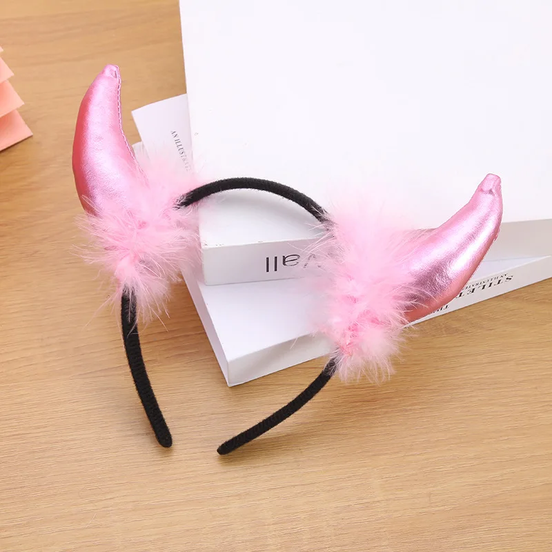 هالوين عيد الميلاد عقال الإبداعية شخصية شيطان القرن حفلة عيد ميلاد جو الديكور مثير إغراء عقال #6