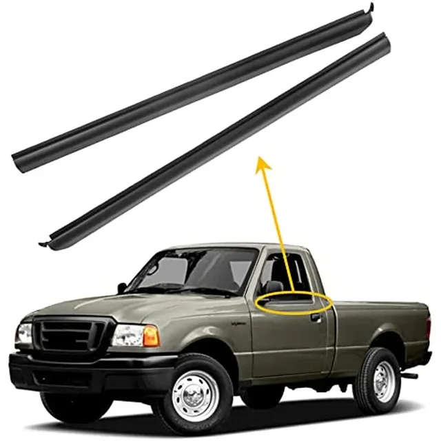 2 sztuki 1 zestaw Uszczelka drzwi Zestaw uszczelek okiennych do Ford 1999-2011 Ford Ranger Uszczelka drzwi do 6L5Z- 1021452 -AA