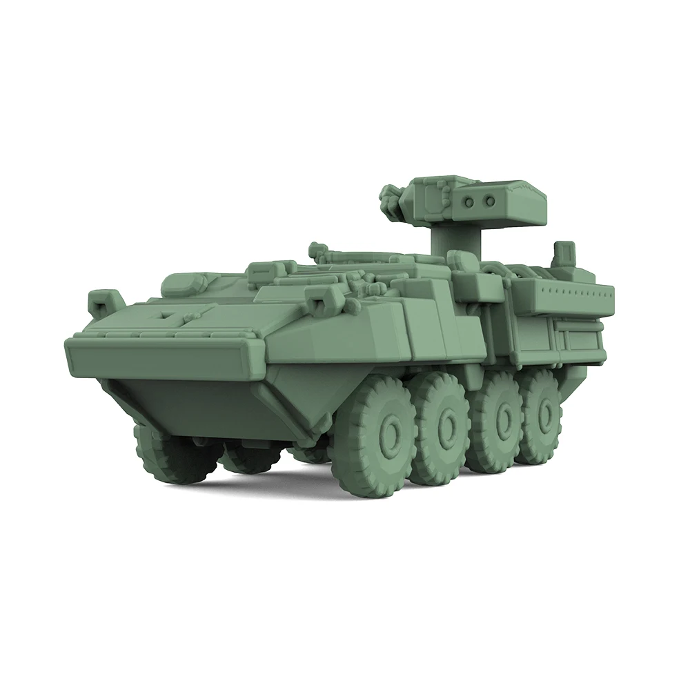 

SSMODEL SS959 1/144 1/200 1/350 1/700 Military Model Kit US M1134 Stryker ATGM Tank Destroyer Miniature Static Model