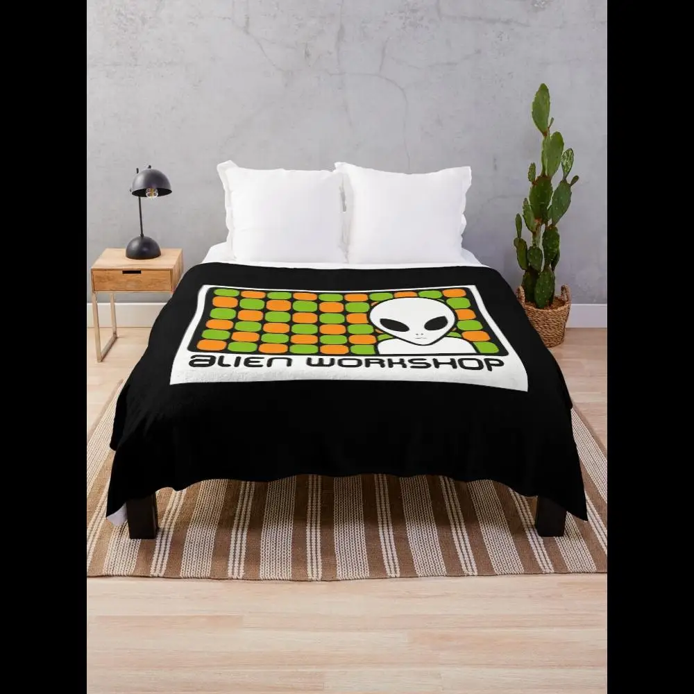 Alien Workshop-ropa para patines, manta suave y acogedora de microfibra para sofá o cama, perfecta para decoración de sala de estar