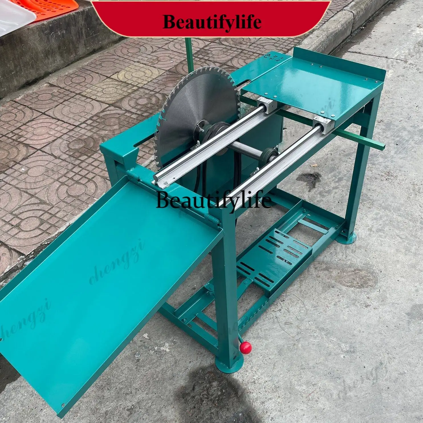 z189 Push table saw Gastrodia elata planting artifact professional saw firewood push table saw wood breaker push table