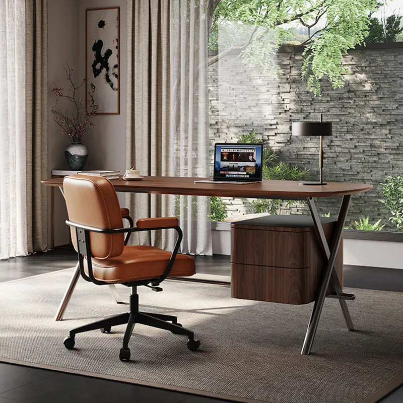 Luxury Executive Office Desk Minimalist Aesthetic Display Design Multifunctional Office Desk Modern Long Ufficio Home Furniture