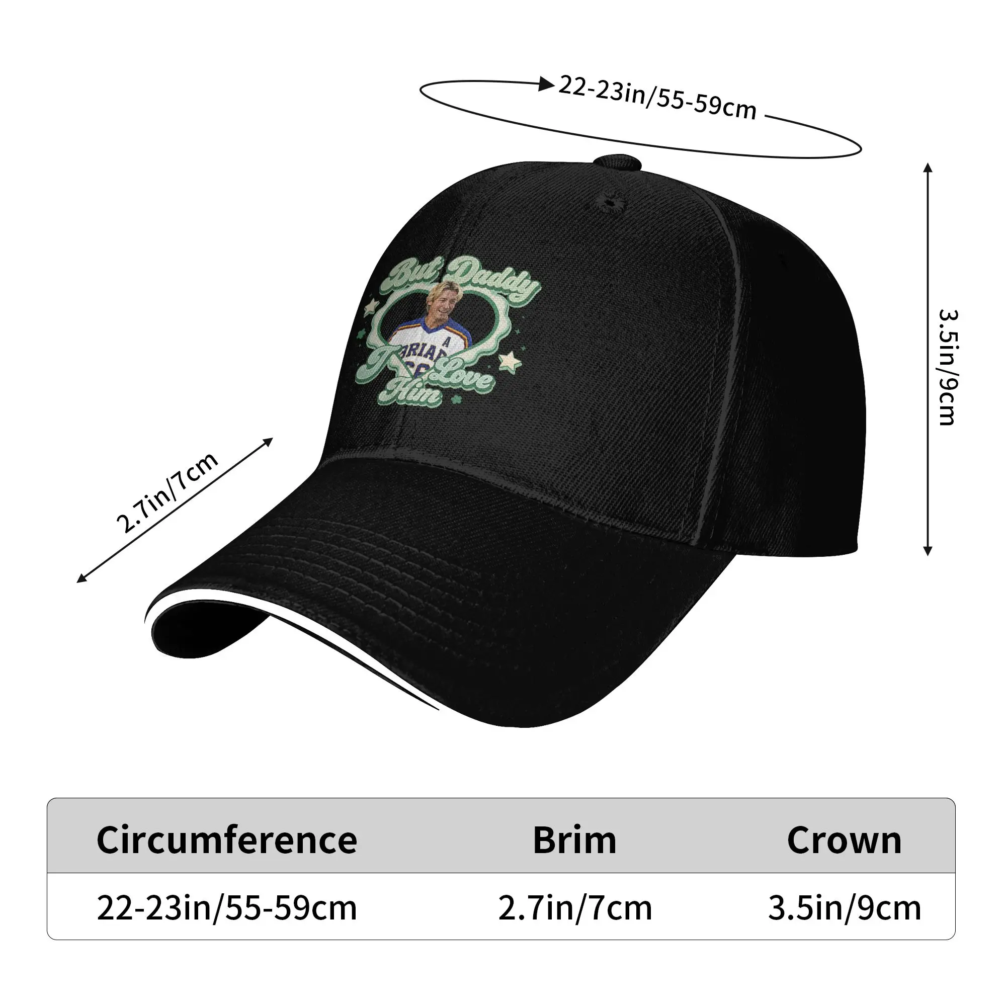 But Daddy I Love Him Di Laurentis Poster Baseball Cap  Street Style Hip Hop Hats Summer Men Adult Outdoor Sport Baseball Caps