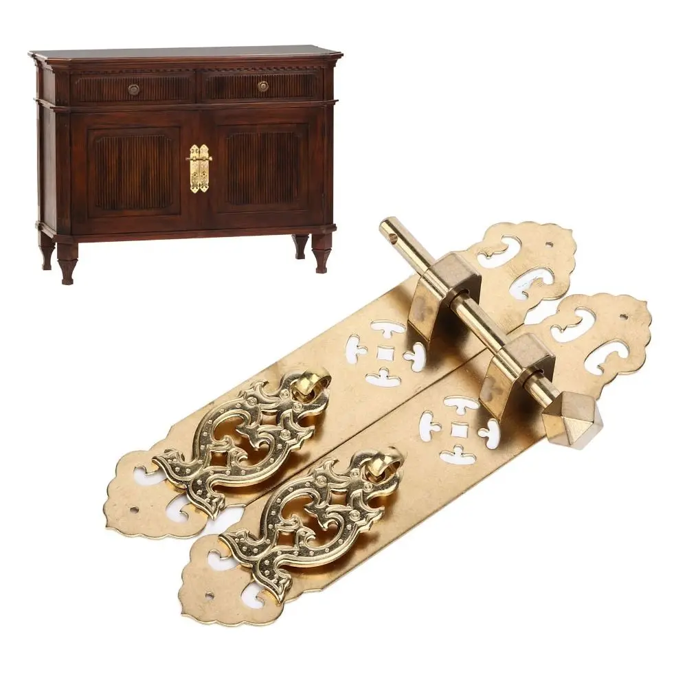 Vintage Brass Cabinet Pull Handles 15.9*6cm Includes Screws Drawer Pulls Cabinet Knobs Cabinets
