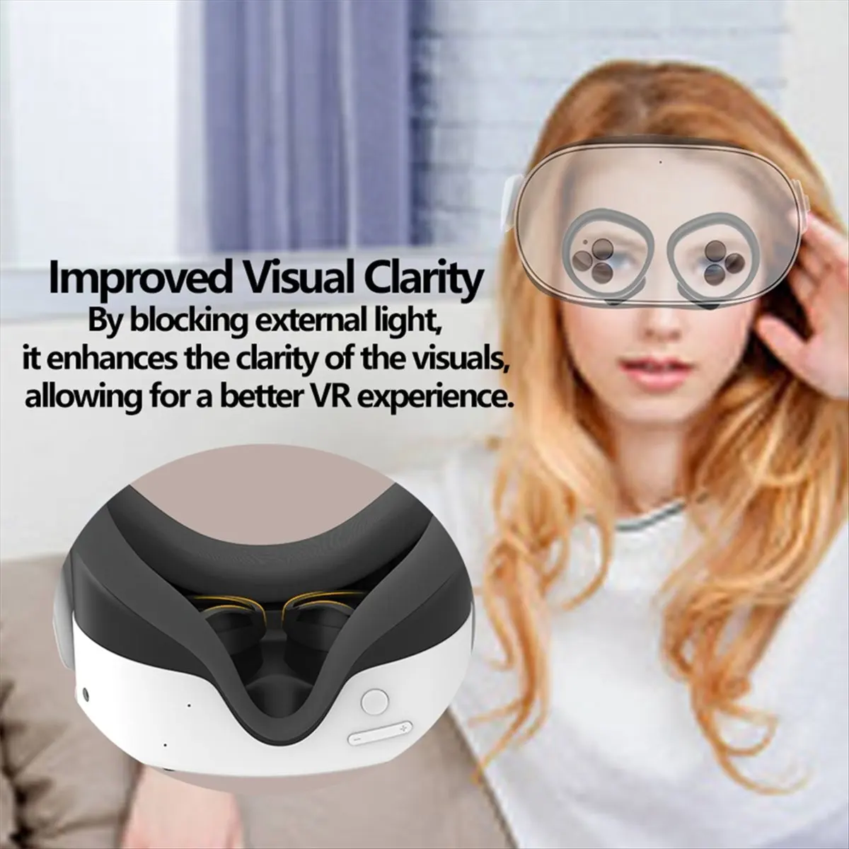 Top VR Lens Frame VR Lens Protector for Meta Quest 3S VR Glasses Accessories