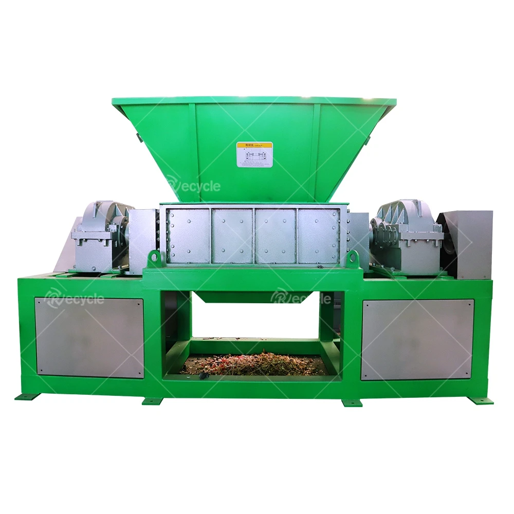 CE Certified Automatic Waste Harder Plastic Shredder New Recycling Lump PE PP PVC PET Crushing Machine Includes Motor Bearing