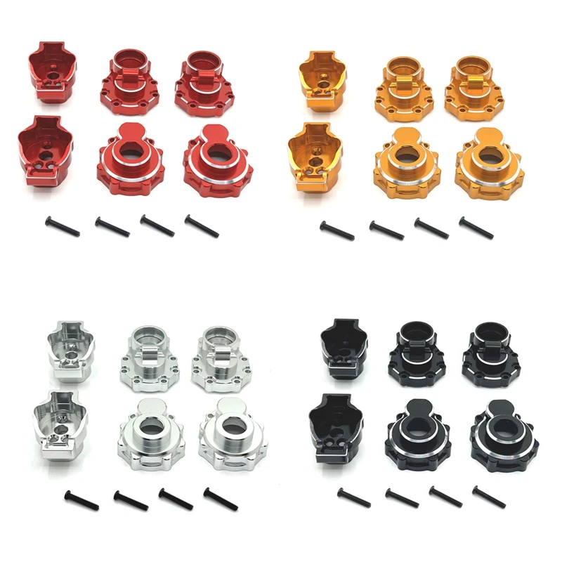 RC Car Upgrade Part Rear Axle Cup Kit For TRAXXAS 1/10 TRX4 HUANGBO 1/10 R1001 R1002 R1003 RC Car Upgrade Parts Red