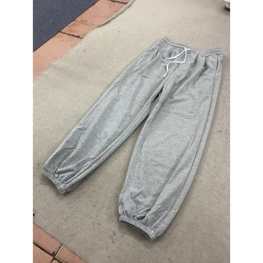European and American style clean fit simple style fashionable  punk style versatile street versatile men's long casual pants