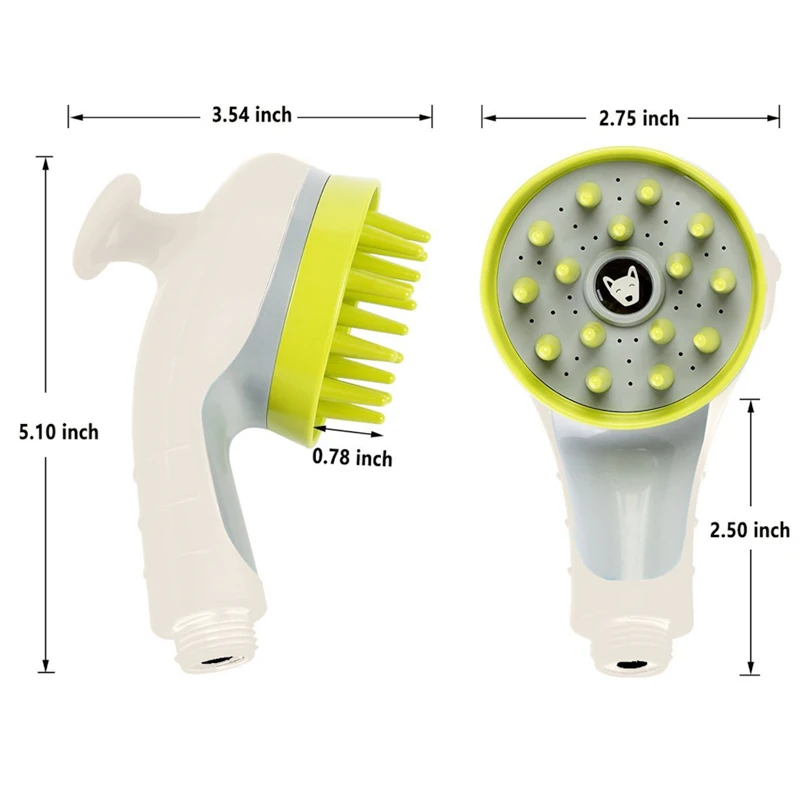 3 colors Pet Shower Head Bath Brush Dogs Cats Shower Comb Pet Washing Supply Accessoris sprinkler animal dog wash shower